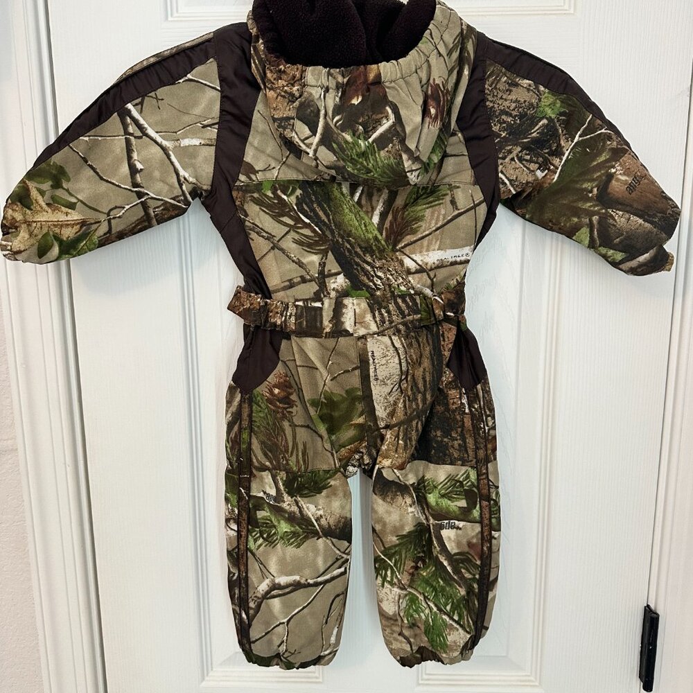 Infant CAMO Camoflauge hunting Bunting Winter Snowsuit 6-9 months - Picture 2 of 3